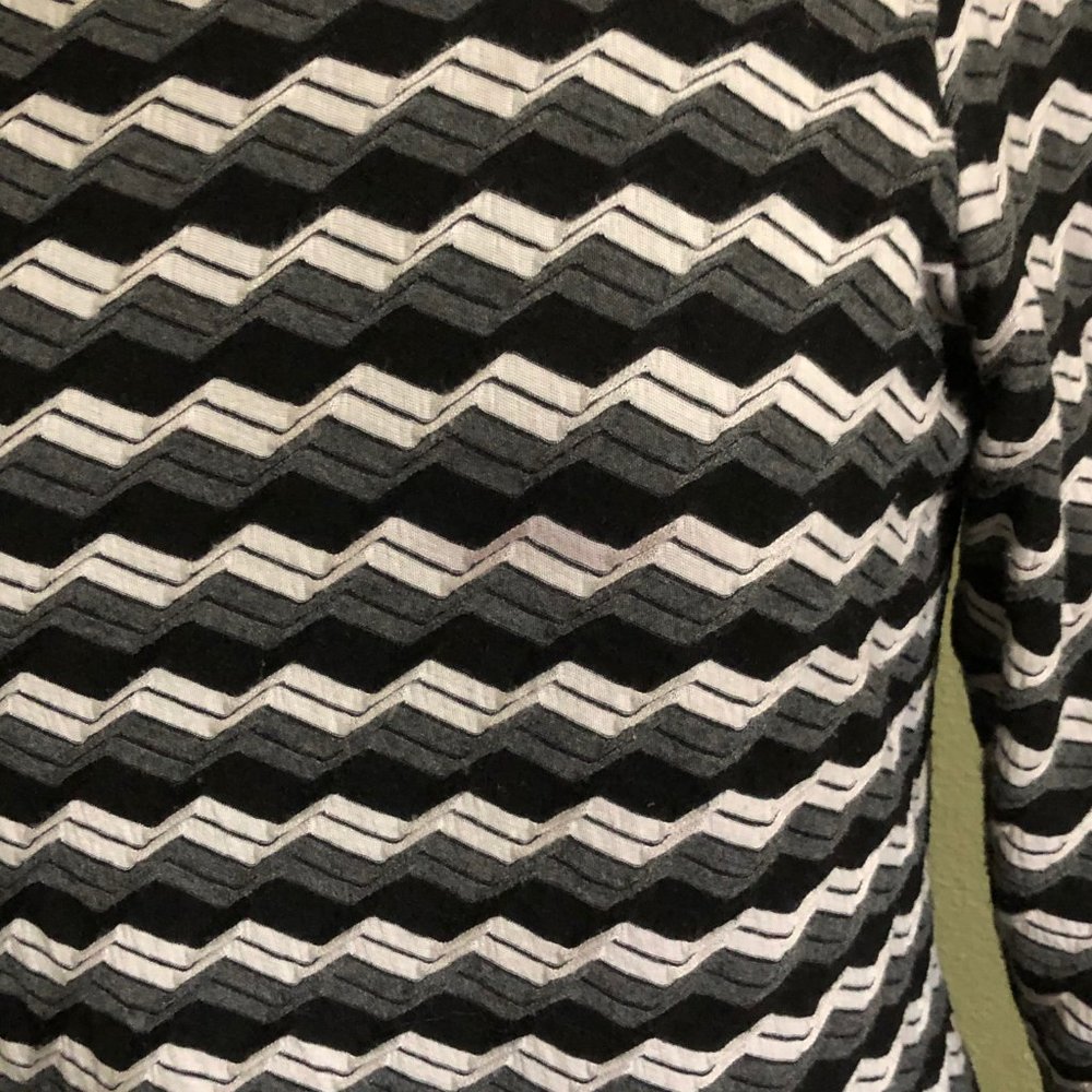 Calvin Klein Chevron/Herringbone Pattern Dress - image 3